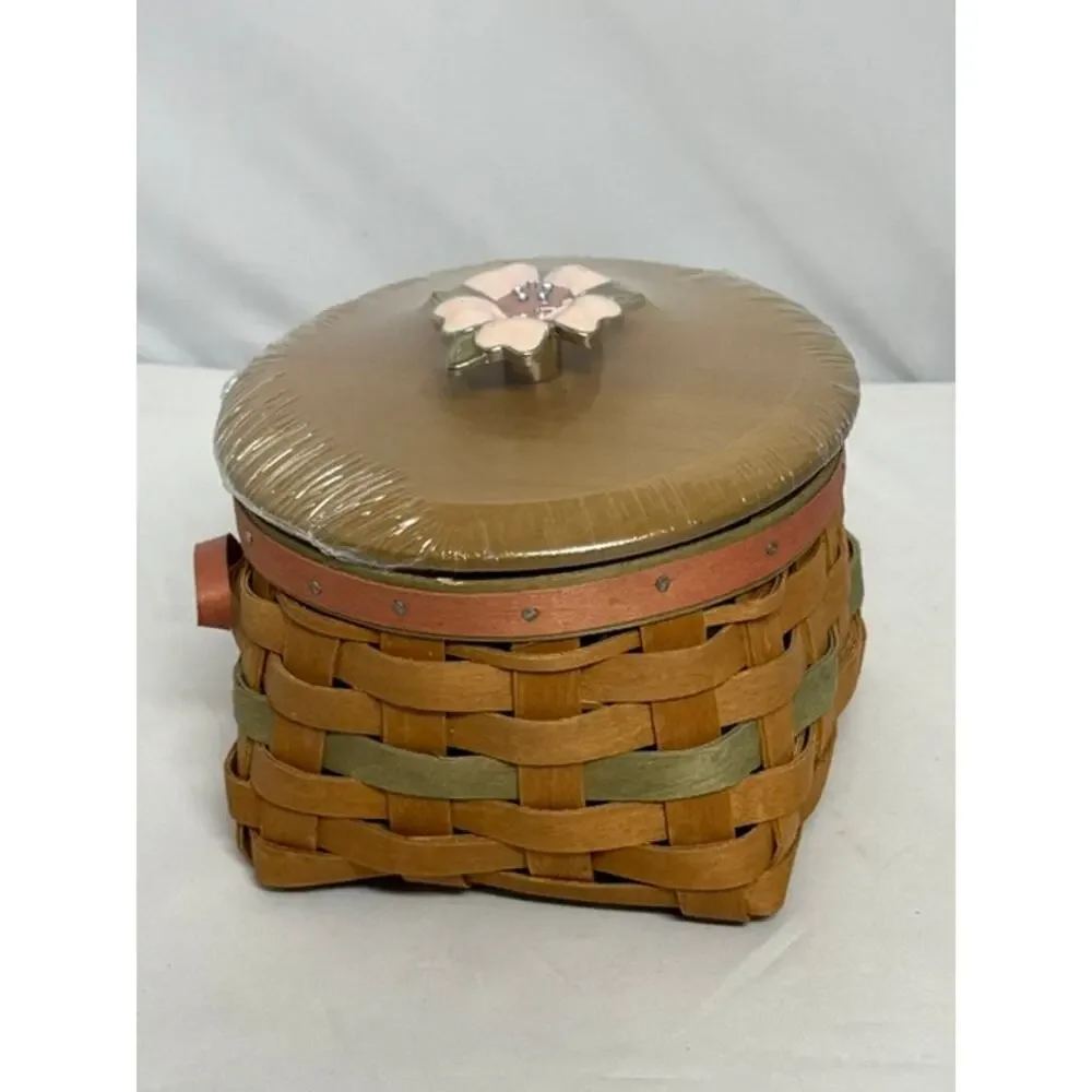 Longaberger 2009 Mother's Day Basket, Protector, Liner & Lid Combo Set New